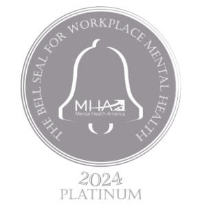 Mental Health America - Bell Seal Logo - Platinum 2024 logo