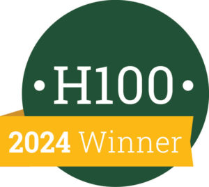 Springbuk's 2024 Healthiest 100 logo