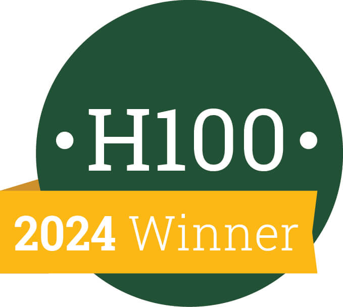 Springbuk's 2024 Healthiest 100 Logo