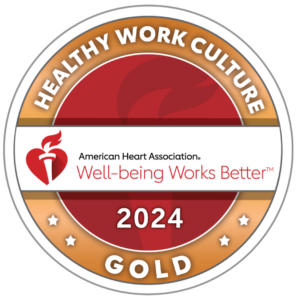 American Heart Association's Healthy Work Culture 2024 Gold Badge logo