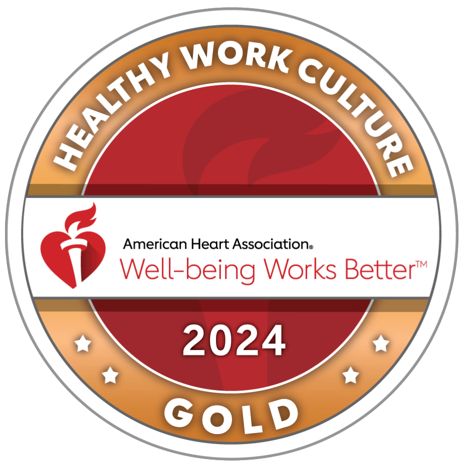 American Heart Association's Healthy Work Culture 2024 Gold Badge