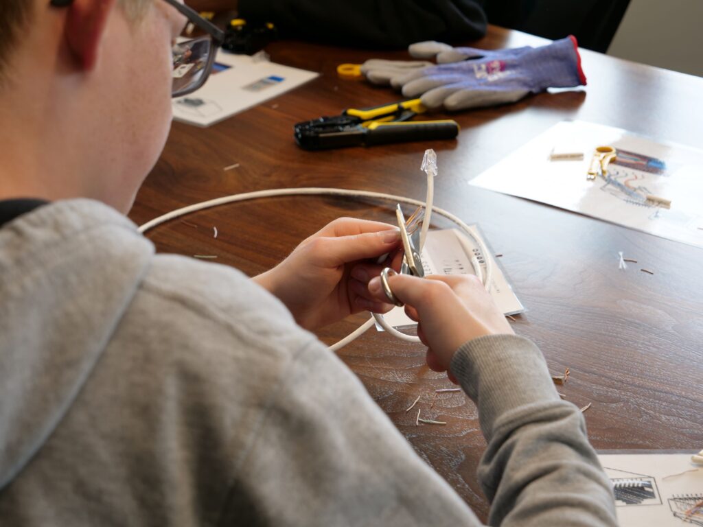 STEM job shadow program activity