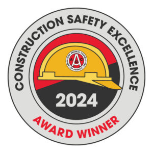 Associated General Contractors of America's 2024 Construction Safety Excellence logo