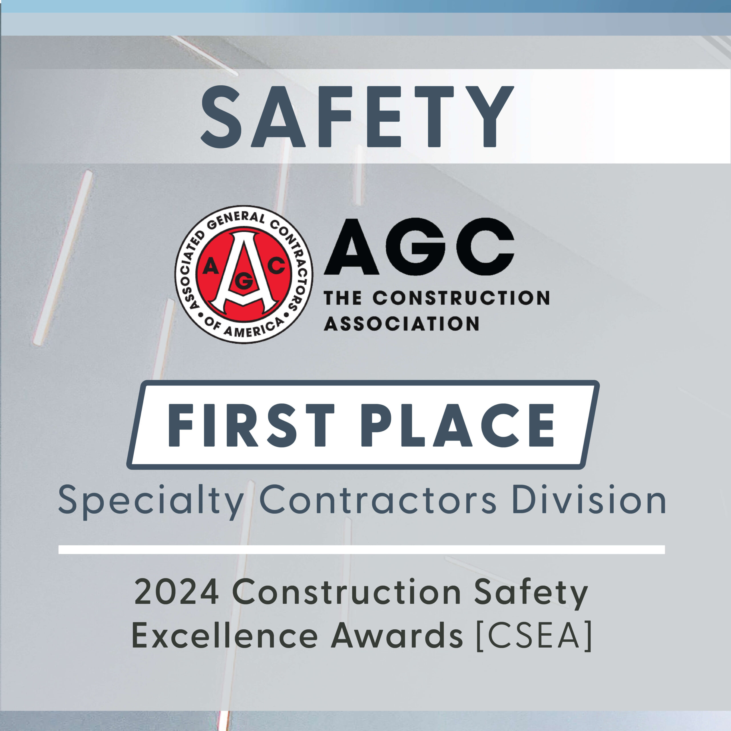 FTI awarded first place in the “Specialty Contractors Division” by AGC of America