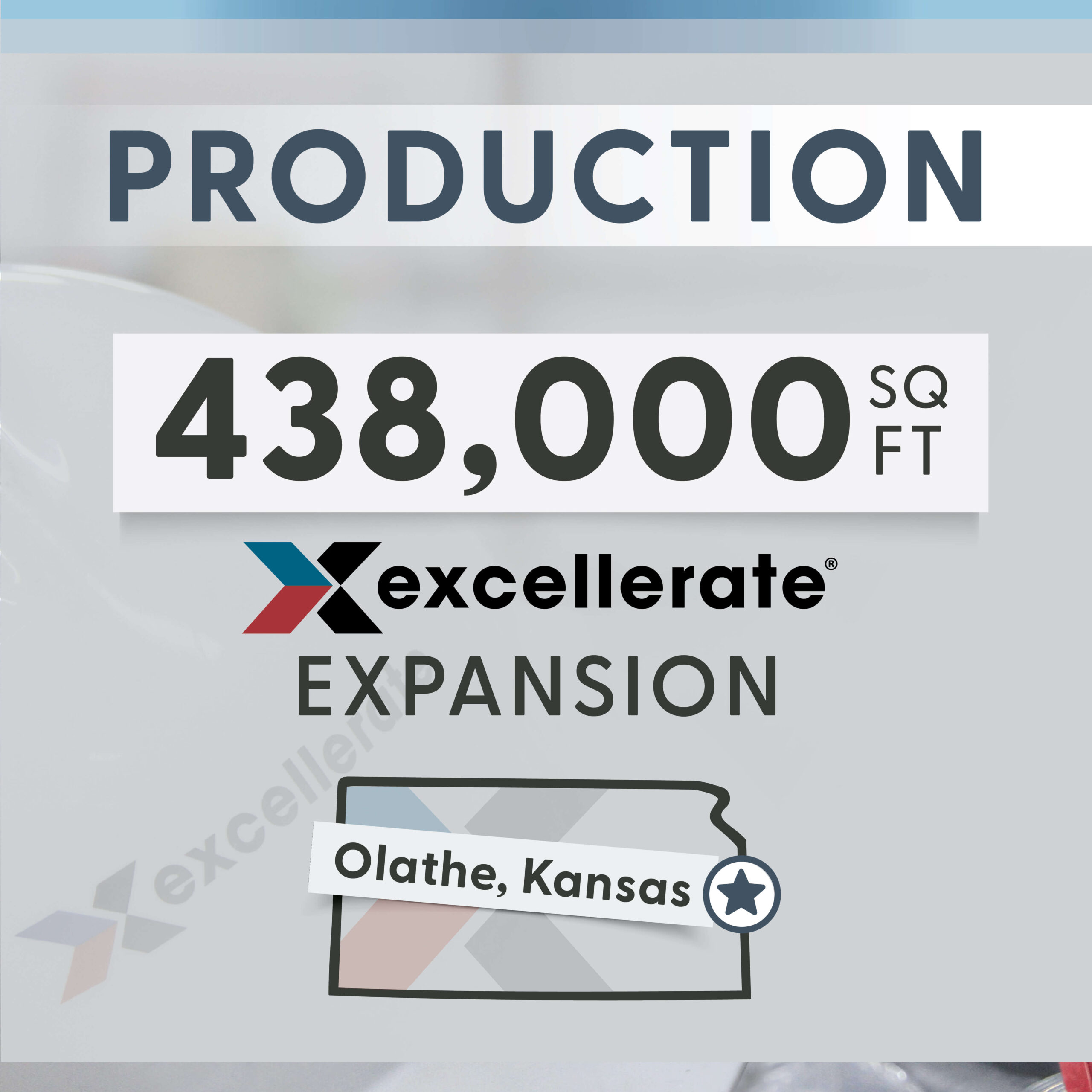 FTI's Excellerate division facility expanded by 438,000 square feet.